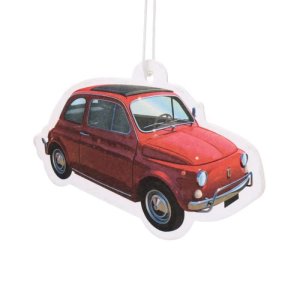 Car Air Freshners - set of 6 - Classic Fiat 500 Theme