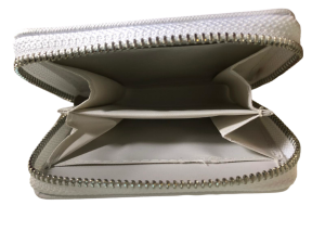 Wallet - Zippered - Classic White Fiat 500