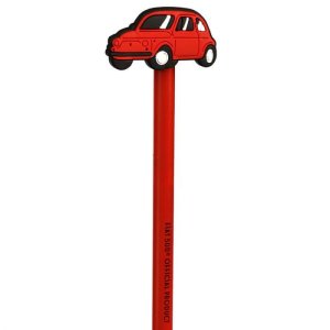 Classic Fiat 500 Pencil Set w/ Pencil Toppers - 3 piece set