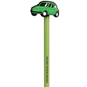 Classic Fiat 500 Pencil Set w/ Pencil Toppers - 3 piece set