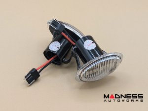 FIAT 500 Front Side Markers - set of 2 - w/ Dynamic LEDs - Clear