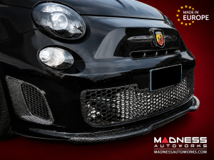 FIAT 500 ABARTH Front Side Air Duct Diffuser Set - Carbon Fiber - European Model