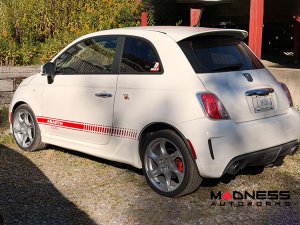FIAT 500 Custom Wheels by Lorinser - 7.5x17" - Silver Finish