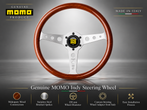FIAT Topolino Steering Wheel Convertion Kit - MOMO Custom Steering Wheel w/ Adaptor Kit