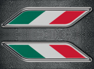 FIAT 500 Badges - Fender Badge - Italian Theme - Mopar