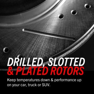Fiat 500X Brake Kit - Front + Rear - PowerStop - Z23 Evolution Sport Drilled & Slotted Rotors + Carbon-Fiber Ceramic Pads 