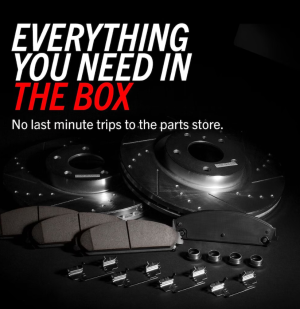 Fiat 500X Brake Kit - Front + Rear - PowerStop - Z23 Evolution Sport Drilled & Slotted Rotors + Carbon-Fiber Ceramic Pads 