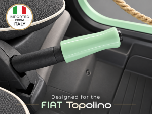 FIAT Topolino Handbrake Cover - Eleganza Design - Green