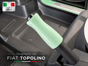 FIAT Topolino Handbrake Cover - Eleganza Design - Green