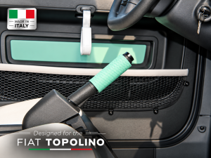 FIAT Topolino Handbrake Cover - Tramato Design - Green