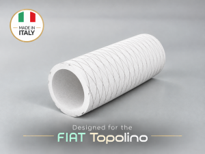 FIAT Topolino Handbrake Cover - Tramato Design - White