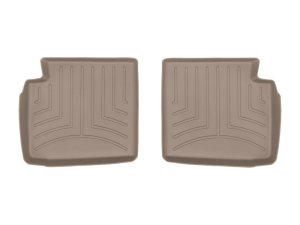 Fiat 500 Floor Mat Set - Rear - WeatherTech - FloorLiner DigitalFit - Tan - `14-`19 Fiat 500 Floor Mat Set - Rear - WeatherTech - FloorLiner DigitalFit - Tan - `14-`19