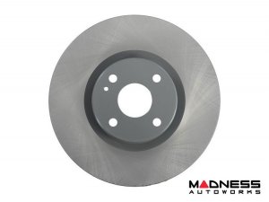 FIAT 124 Brake Rotors (2) - Front - API - E-Coated - Non ABARTH Models