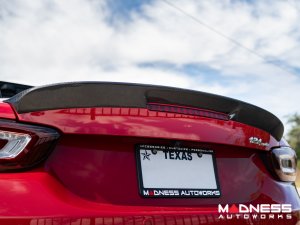 FIAT 124 Spider Rear Spoiler - Carbon Fiber - MADNESS 