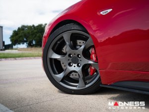 FIAT 124 Spider Custom Wheels by Lorinser - 7.5x17" - Silver Finish