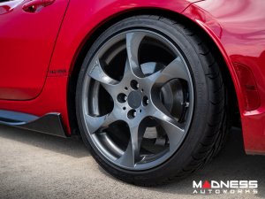 FIAT 124 Spider Custom Wheels by Lorinser - 7.5x17" - Silver Finish