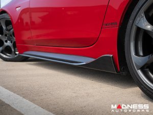 Fiat 124 Spider Side Skirts - Carbon Fiber - Estremo
