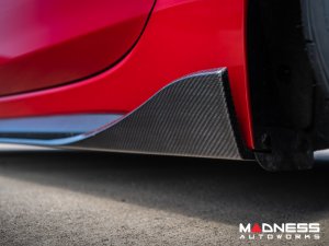 Fiat 124 Spider Side Skirts - Carbon Fiber - Estremo