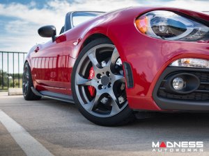 FIAT 124 Spider Custom Wheels by Lorinser - 7.5x17" - Silver Finish