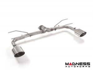 FIAT 124 Performance Exhaust - ABARTH - Axle-Back - Oval Tips - Ragazzon - 135x90mm
