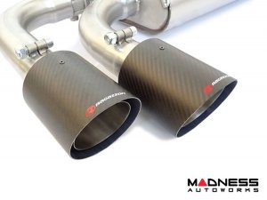 FIAT 124 Performance Exhaust - ABARTH - Axle-Back - Valved - Carbon Fiber Quad Tips - Ragazzon - 100mm FIAT 124 Performance Exhaust - ABARTH - Axle-Back - Valved - Carbon Fiber Quad Tips - Ragazzon - 100mm