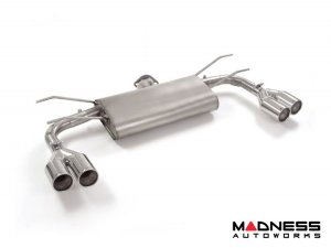 FIAT 124 Performance Exhaust - ABARTH - Axle-Back - Muffled - Quad Tips - Ragazzon - 80mm