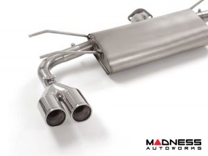 FIAT 124 Performance Exhaust - ABARTH - Axle-Back - Muffled - Quad Tips - Ragazzon - 80mm