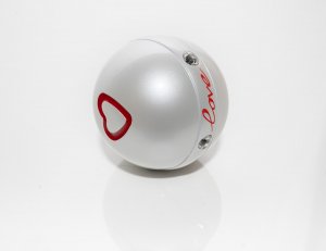 FIAT 500 Gear Shift Knob - Black Italy - Love w/ Swarovski Crystals