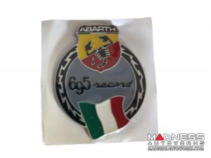 FIAT 500 ABARTH Badge - 695 Record - Rear Quarter Panel - Genuine
