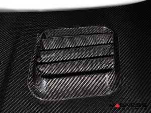 FIAT 500 Hood - Carbon Fiber - w/ Vents FIAT 500 Hood - Carbon Fiber - w/ Vents