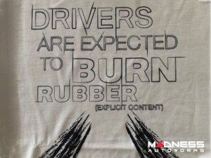 ABARTH Sweatshirt - Drivers Are Expected To Burn Rubber&quot;