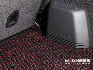 FIAT 500 Cargo Area Cover - Coco Mats - w/ Bose Audio - Black/ Red