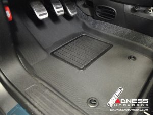 FIAT 500 Floor Liners - Premium - Front + Rear Set
