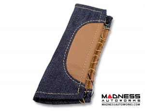 FIAT 500 eBrake Handle Cover - Black Italy - Denim