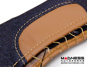 FIAT 500 eBrake Handle Cover - Black Italy - Denim