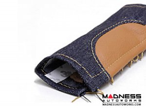 FIAT 500 eBrake Handle Cover - Black Italy - Denim