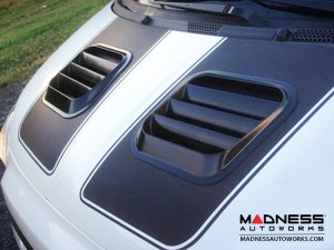 FIAT 500 Dual Extractor Hood Port System - Primed 