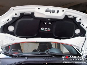 FIAT 500 Dual Extractor Hood Port System - Primed 