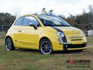 FIAT 500 Custom Wheels - Monza 15x7.5" 4-98 BP - Gloss Black Finish