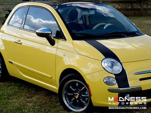 FIAT 500 Custom Wheels - Monza 15x7.5" 4-98 BP - Gloss Black Finish