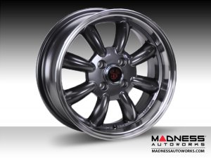 FIAT 500 Custom Wheels - Monza 15x7.5" 4-98 BP - Gunmetal Finish