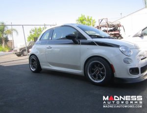 FIAT 500 Custom Wheels - Monza 15x7.5" 4-98 BP - Gunmetal Finish