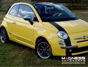 FIAT 500 Custom Wheels - Monza 15x7.5" 4-98 BP - Gunmetal Finish