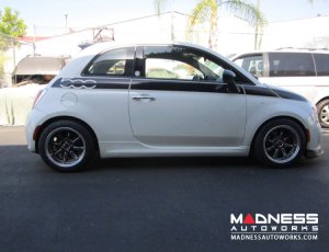 FIAT 500 Custom Wheels - Monza 15x7.5" 4-98 BP - Gunmetal Finish
