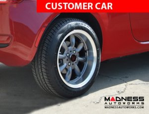FIAT 500 Custom Wheels - Monza 15x7.5" 4-98 BP - Gunmetal Finish