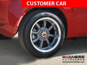 FIAT 500 Custom Wheels - Monza 15x7.5" 4-98 BP - Gloss Black Finish