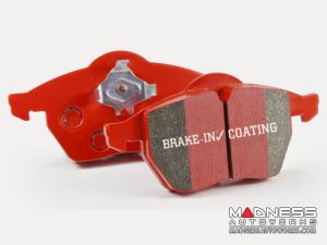 FIAT 124 Brake Pads - Rear - EBC - Red Stuff