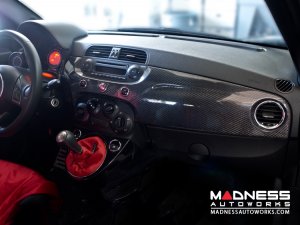 FIAT 500 Custom Dashboard - Carbon Fiber - LHD - Pre 2016 FIAT 500 Custom Dashboard - Carbon Fiber - LHD - Pre 2016