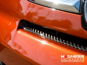 FIAT 500 ABARTH Front Bumper Grill Insert - Carbon Fiber - European Model