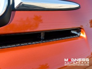 FIAT 500 ABARTH Front Bumper Grill Insert - Carbon Fiber - European Model